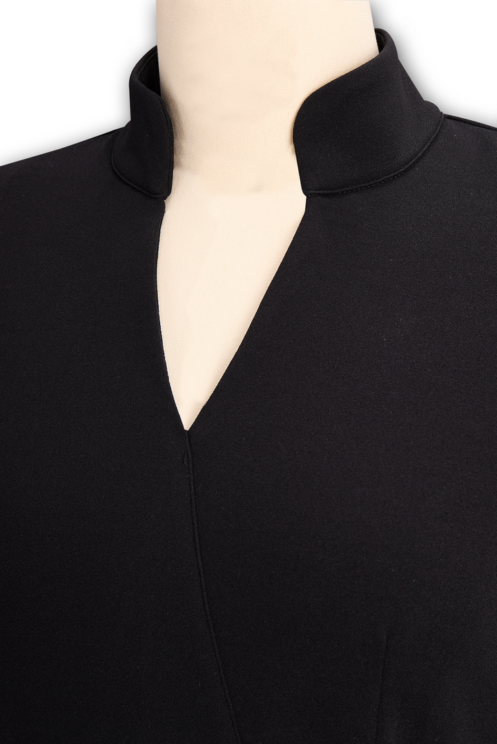 URSZULA | REFINED BLACK DRESS
