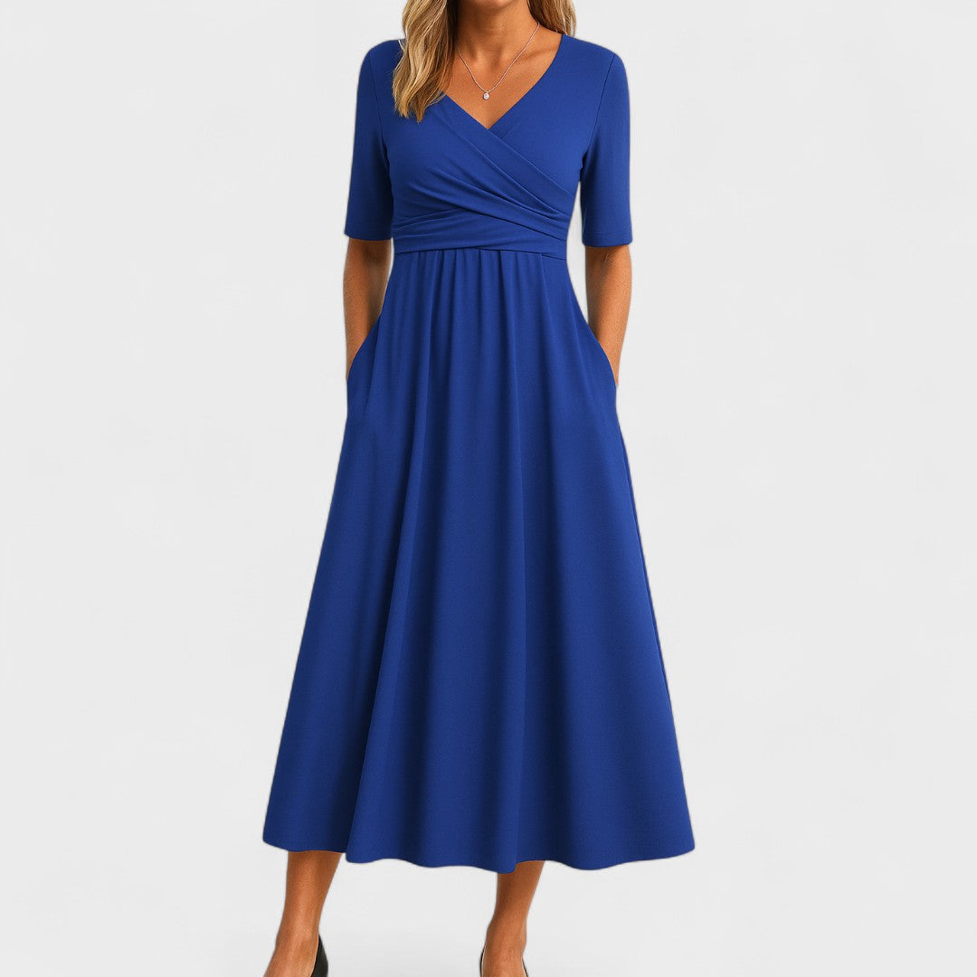 BRIGID | ELEGANT SLIMMING MIDI DRESS
