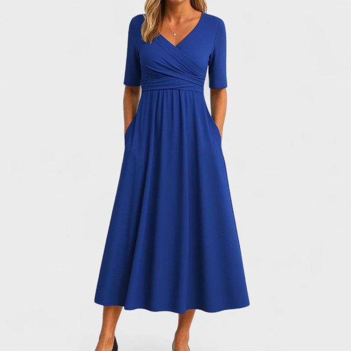 BRIGID | ELEGANT SLIMMING MIDI DRESS