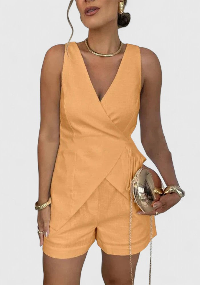 Florence™ | Elegant Wrap Jumpsuit