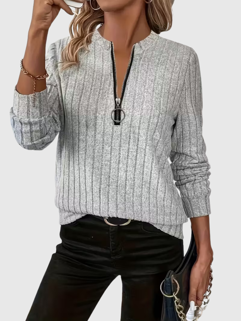 Iris | Elegant Long Sleeve Pullover