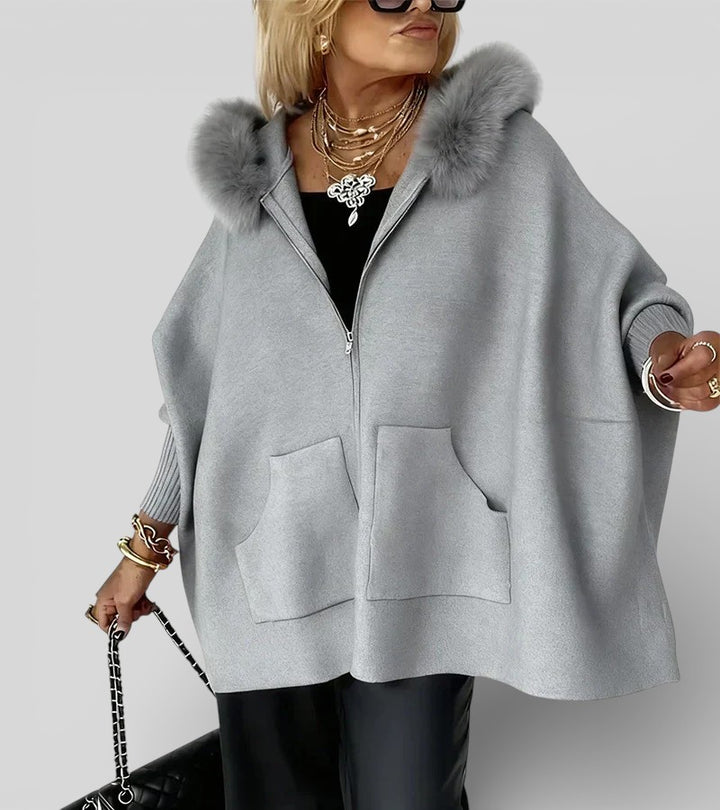 Madison | Casual Hooded Coat with Fur Collar
