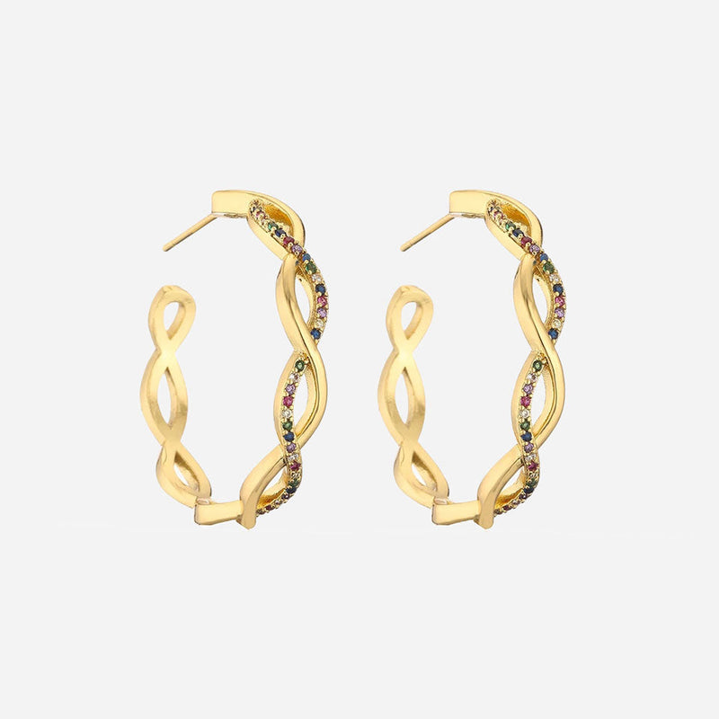 Julenyssa | Wave Earrings 18K Gold