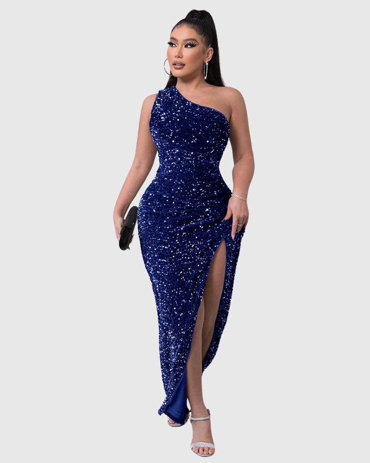 LILLIAN | LUXE ONE-SHOULDER EVENING GOWN