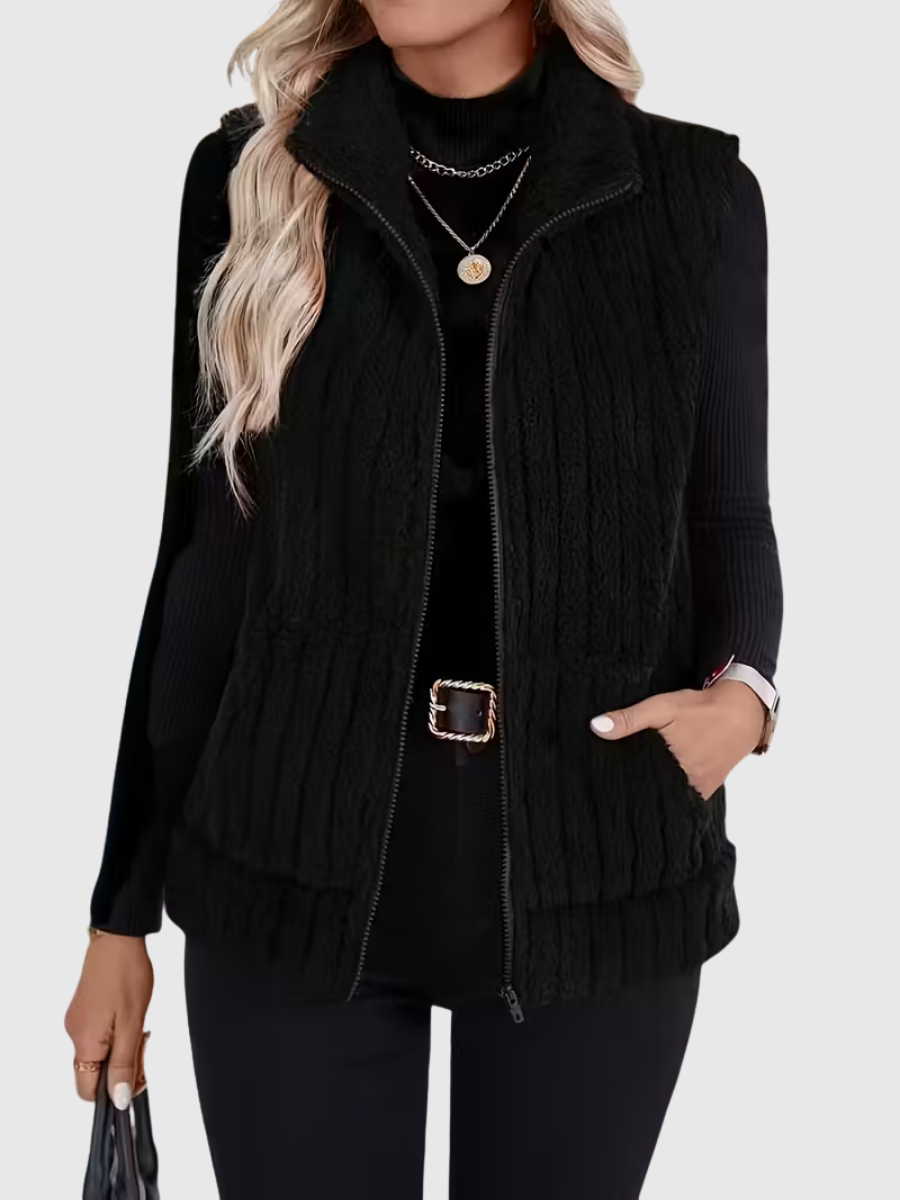 Amy | Double-Sided Plush Vest