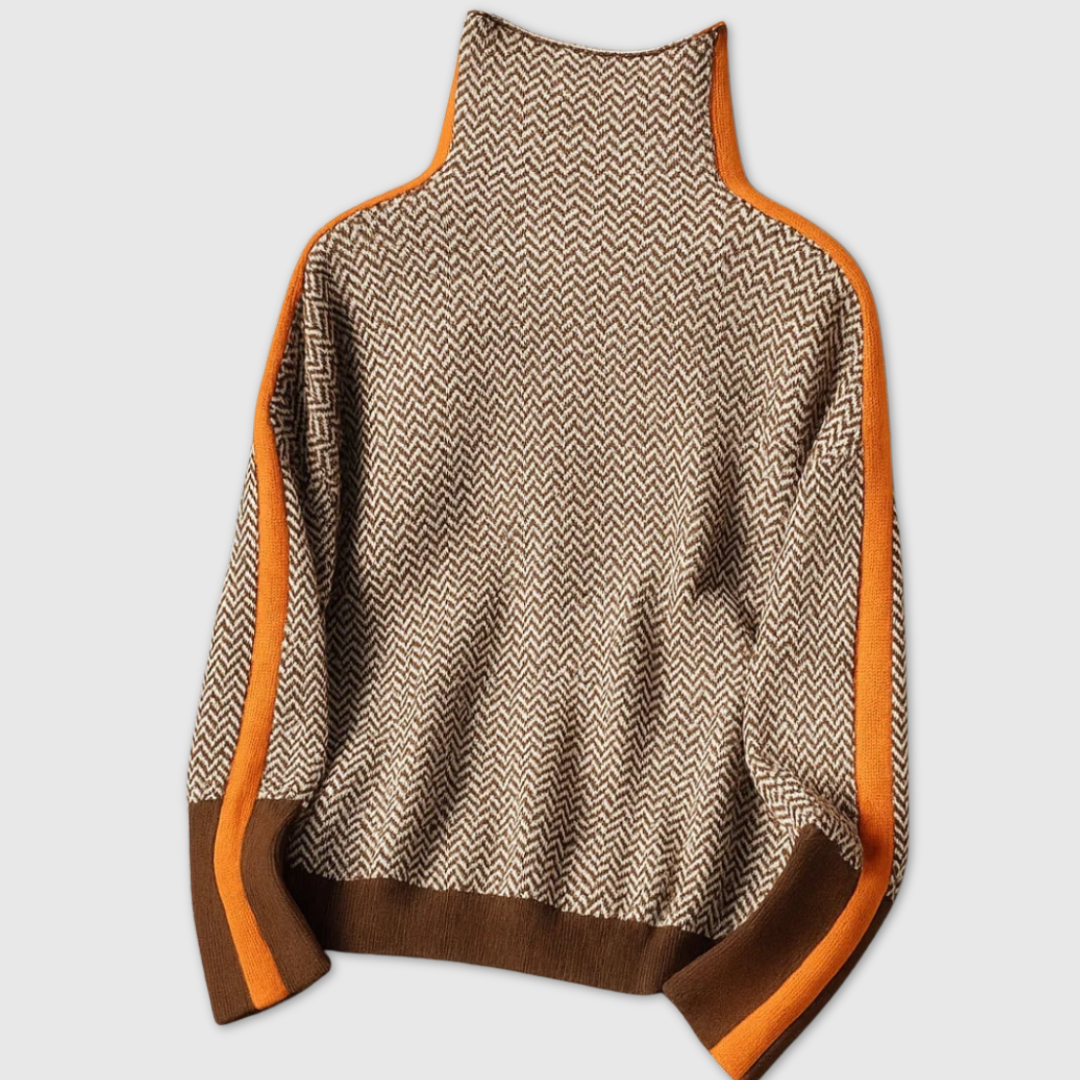 MARTINA | TIMELESS HIGH-COLLAR PULLOVER