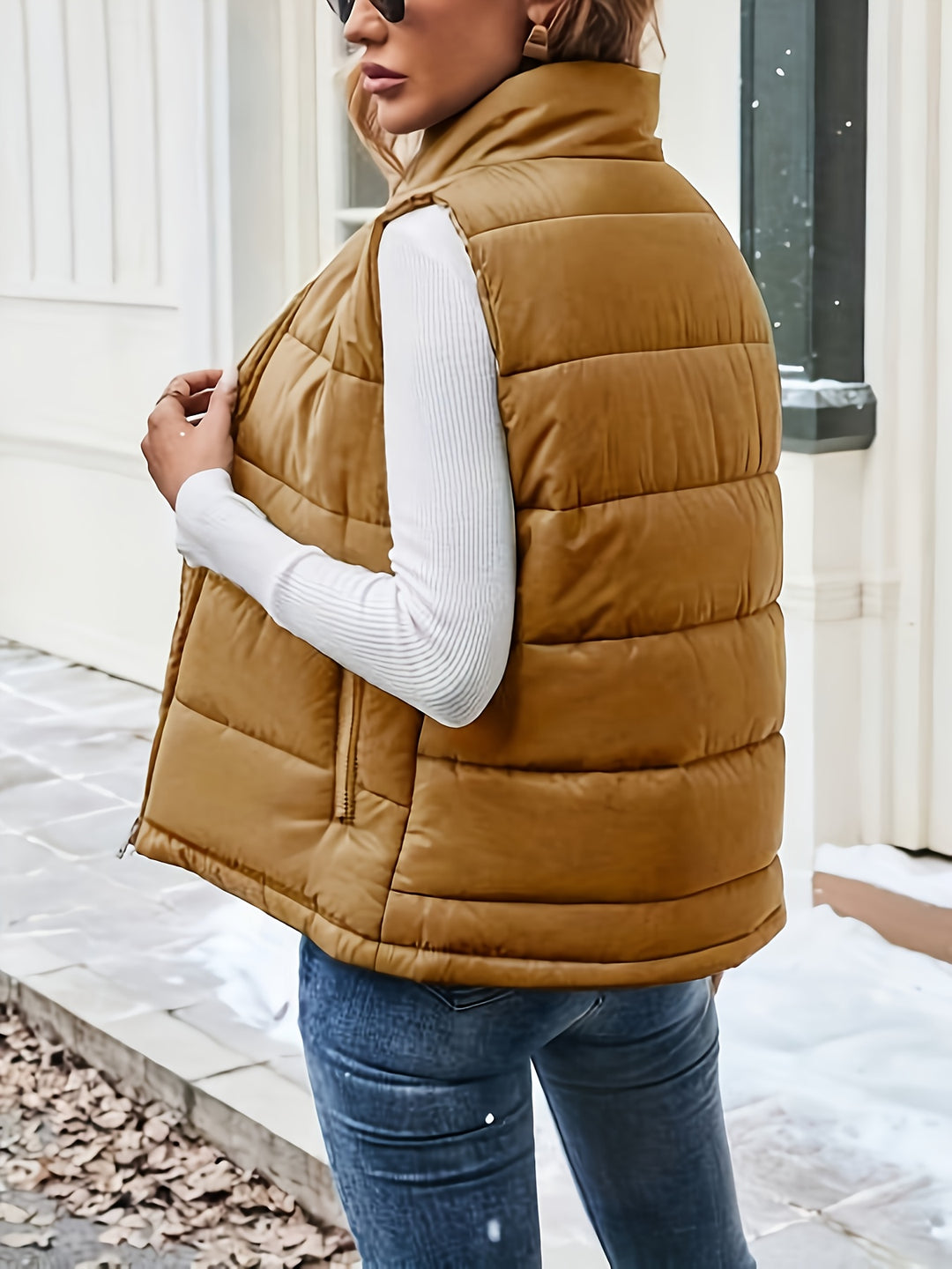 Ivy | Stand-Up Collar Padded Vest