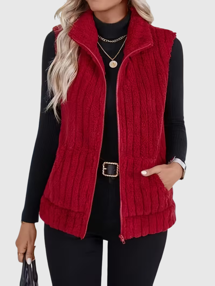 Amy | Double-Sided Plush Vest