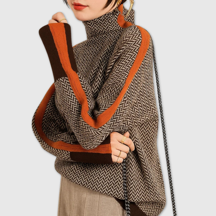 MARTINA | TIMELESS HIGH-COLLAR PULLOVER