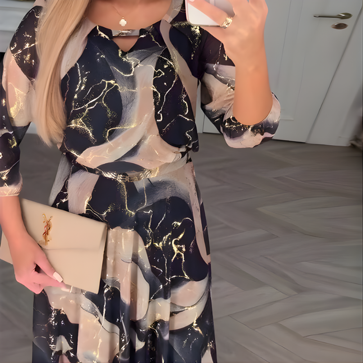 ANNA | ELEGANT FLOWY DRESS