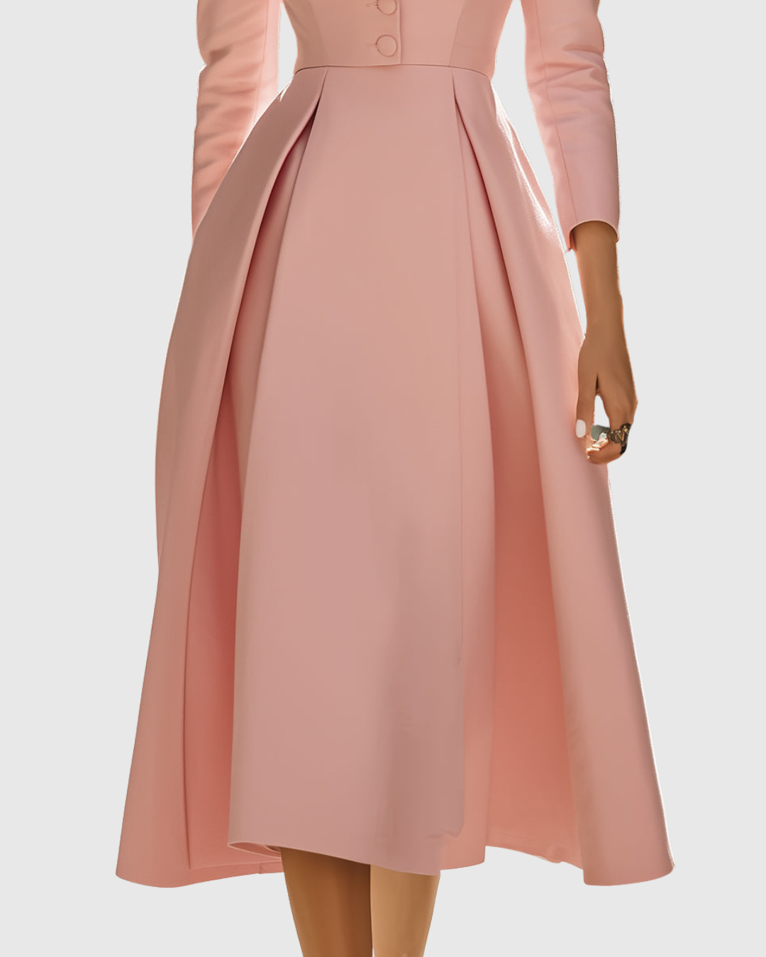 CERYTH | PLEATED BLAZER MIDI DRESS