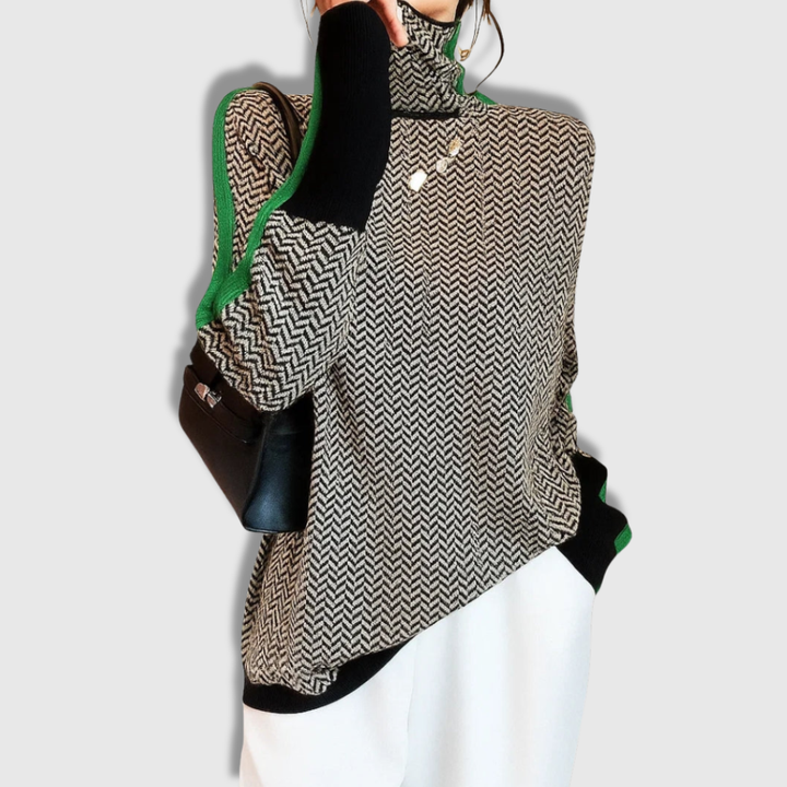 MARTINA | TIMELESS HIGH-COLLAR PULLOVER