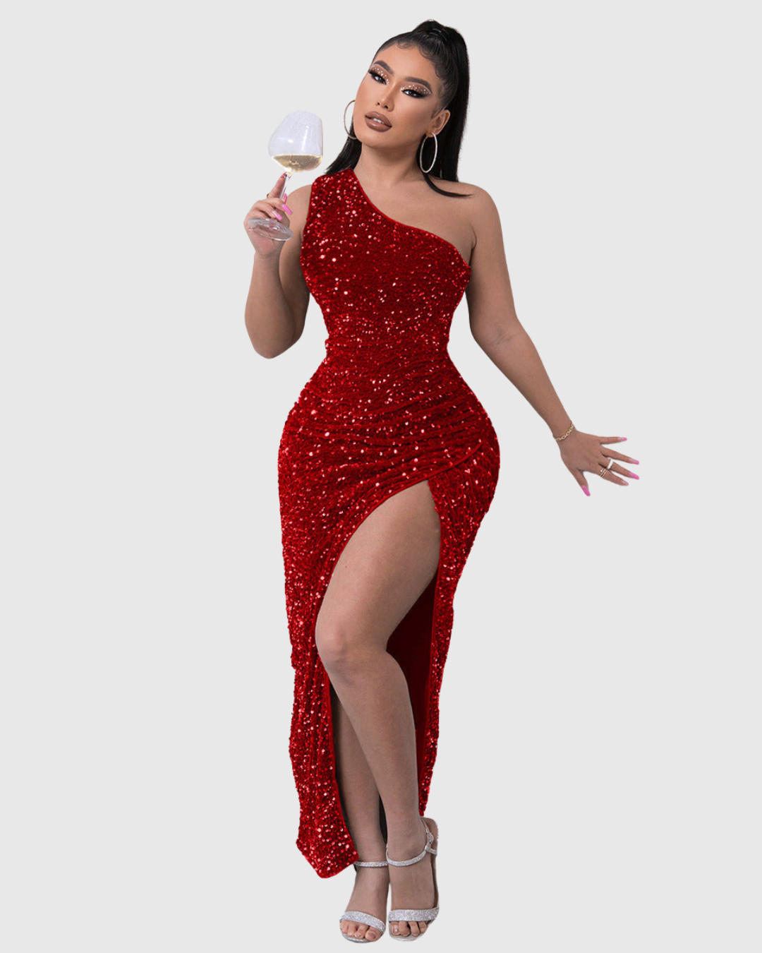 LILLIAN | LUXE ONE-SHOULDER EVENING GOWN