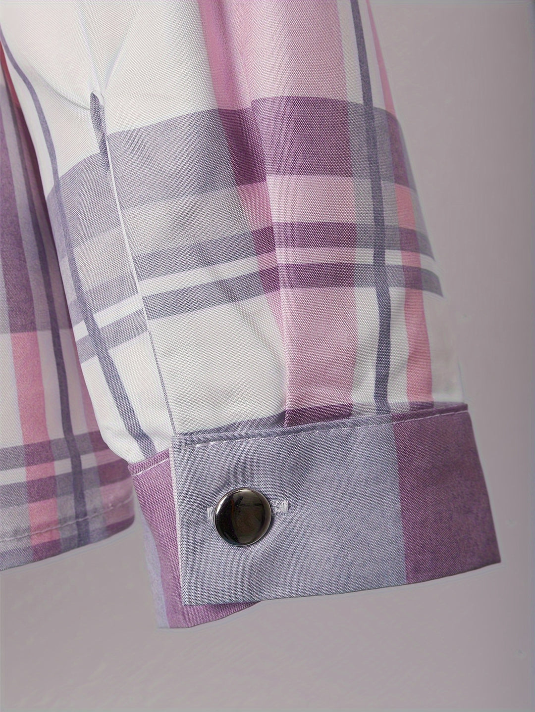 Elise | Plaid Print Button Front Shirt