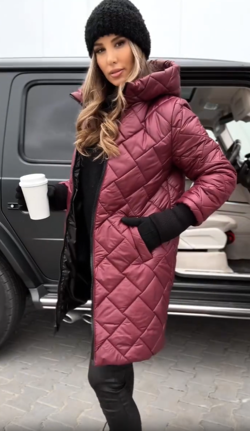 ELISABETH | HOODED QUILTED DOWN JACKET