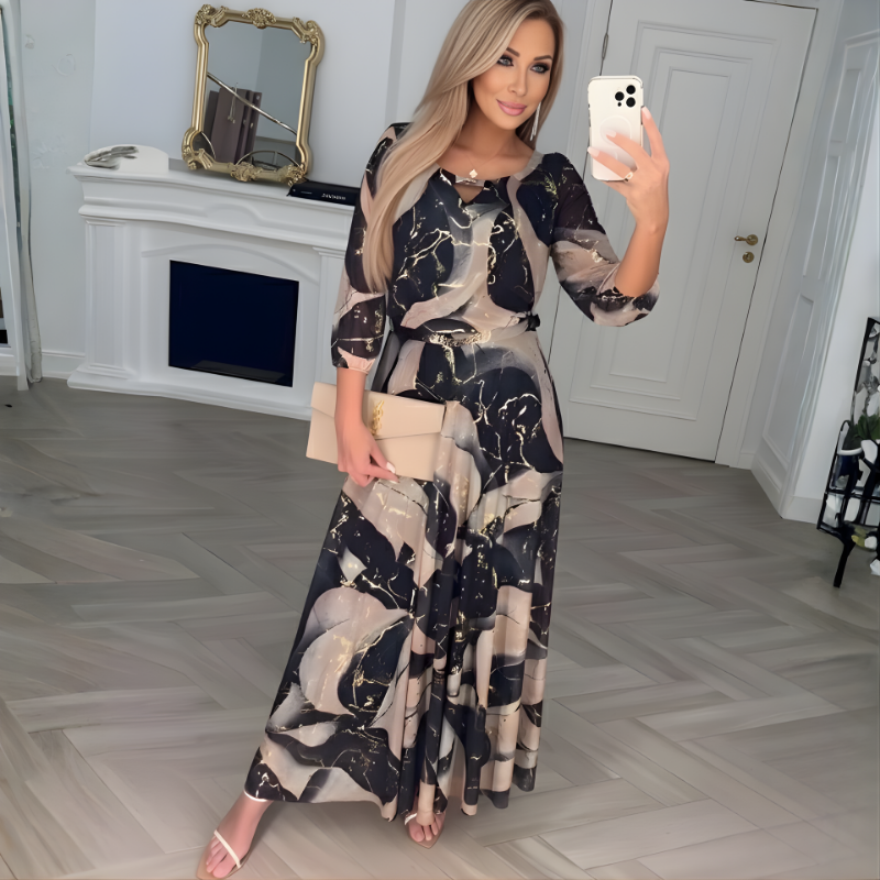 ANNA | ELEGANT FLOWY DRESS