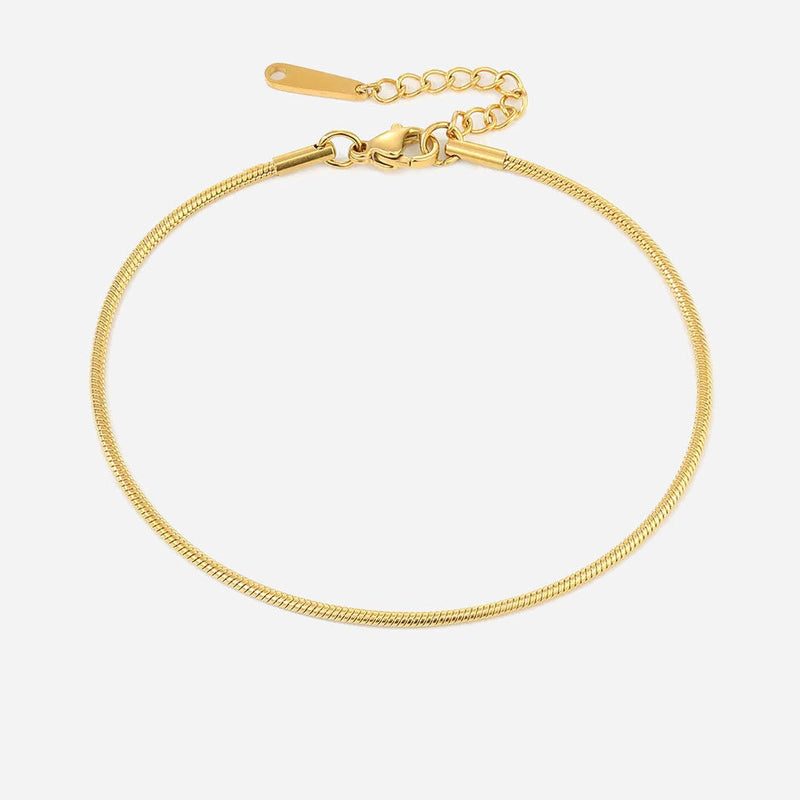 Shanileigh | Pink Anklet 18K Gold