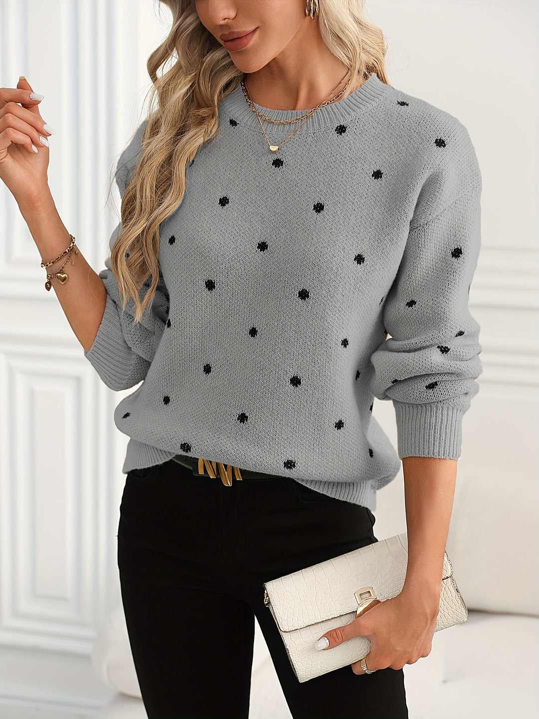 COLETTE | CASUAL POLYESTER SWEATER