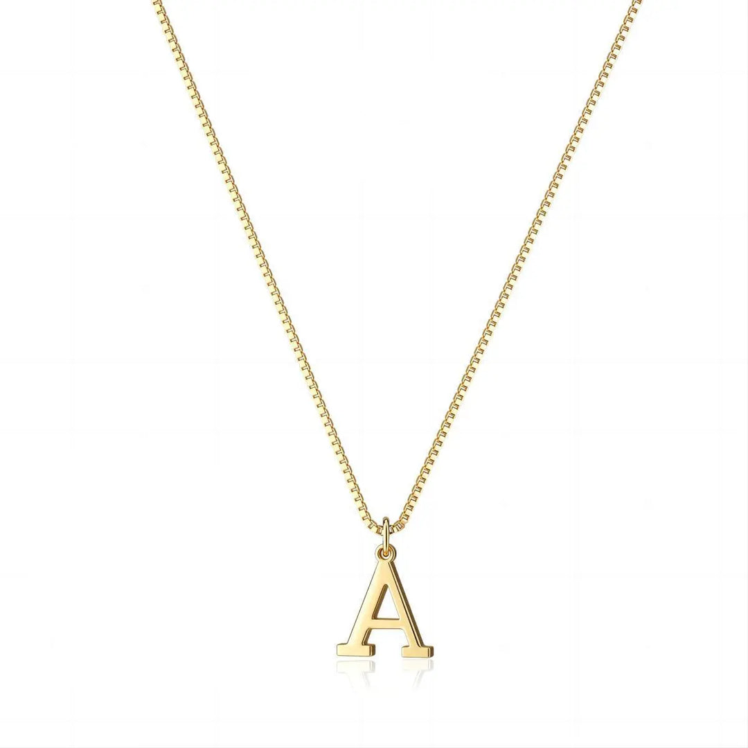 Enzhalynne | Necklace with Initials 18K Gold
