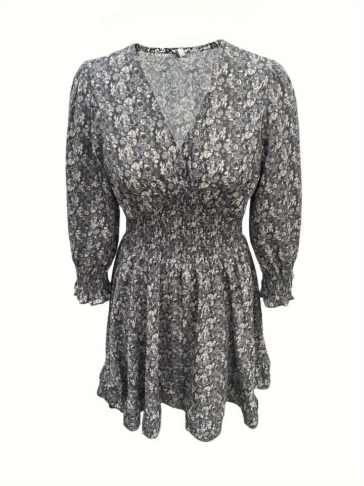 COLETTE | FLORAL SHIRRED WAIST DRESS