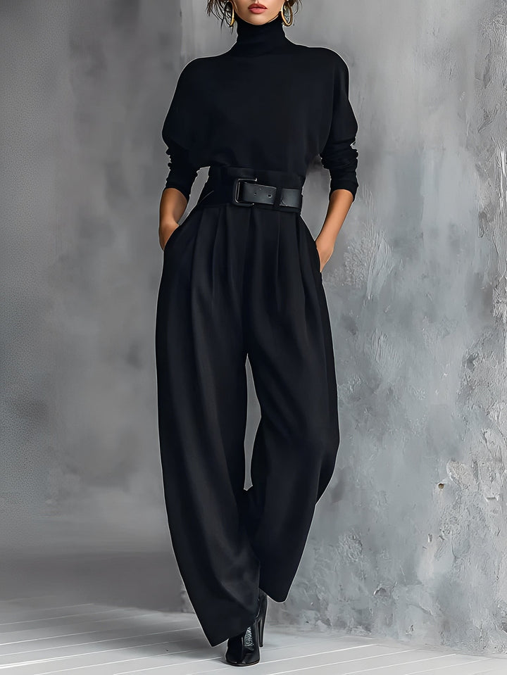 MARIA | TURTLENECK STRAIGHT-LEG SET