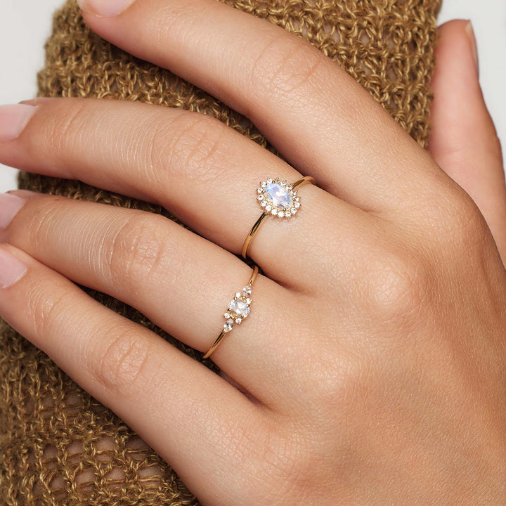 Lioravelle | Violet Diamond Ring 18k Gold