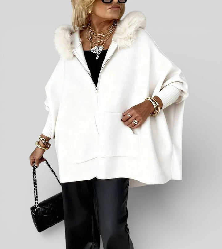 Madison | Casual Hooded Coat with Fur Collar