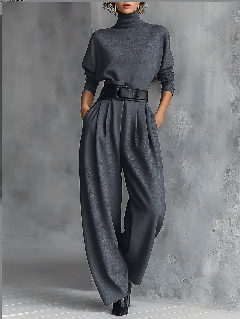 MARIA | TURTLENECK STRAIGHT-LEG SET