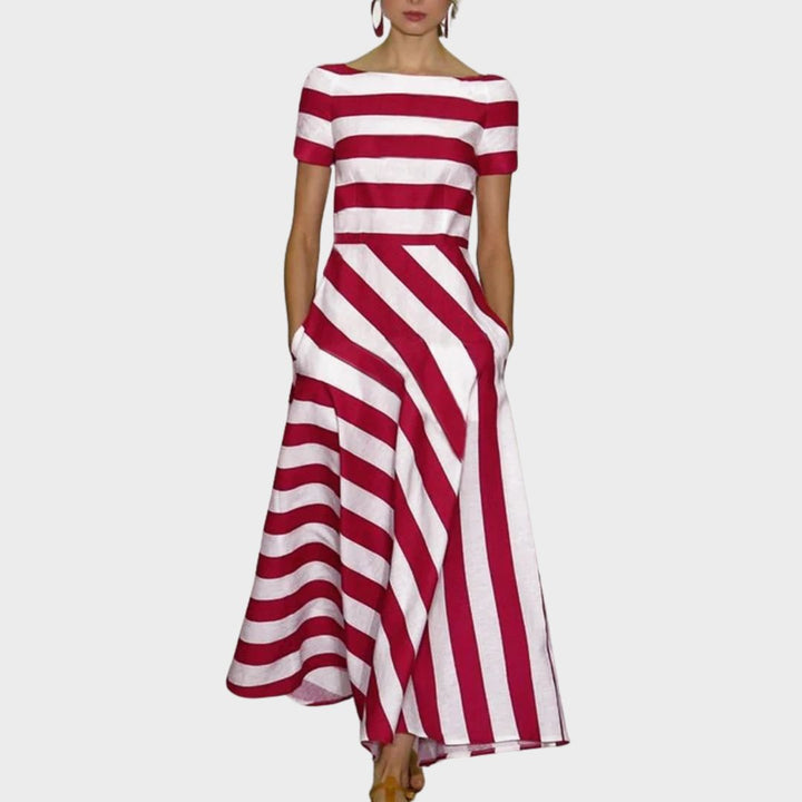 ELŻBIETA | AIRY STRIPED DRESS