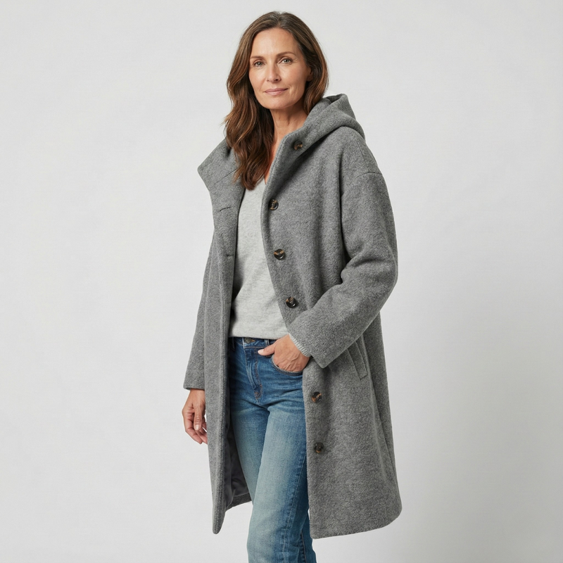 LIZETH | TEXTURED KNIT COAT