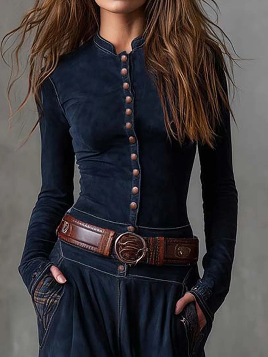 HELENA | VINTAGE SUEDE MAXI