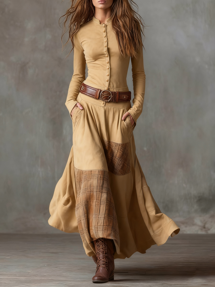 HELENA | VINTAGE SUEDE MAXI