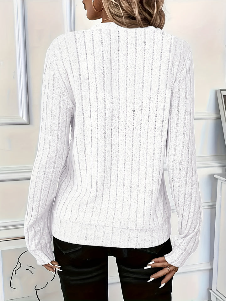 Iris | Elegant Long Sleeve Pullover