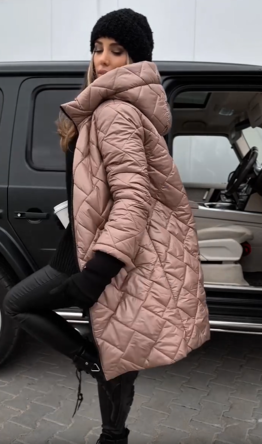ELISABETH | HOODED QUILTED DOWN JACKET
