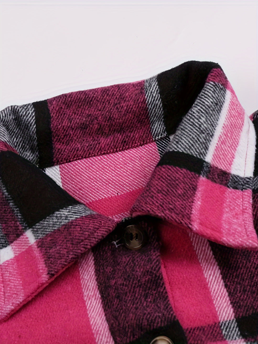 Lotte | Casual Plaid Long Sleeve Blouse