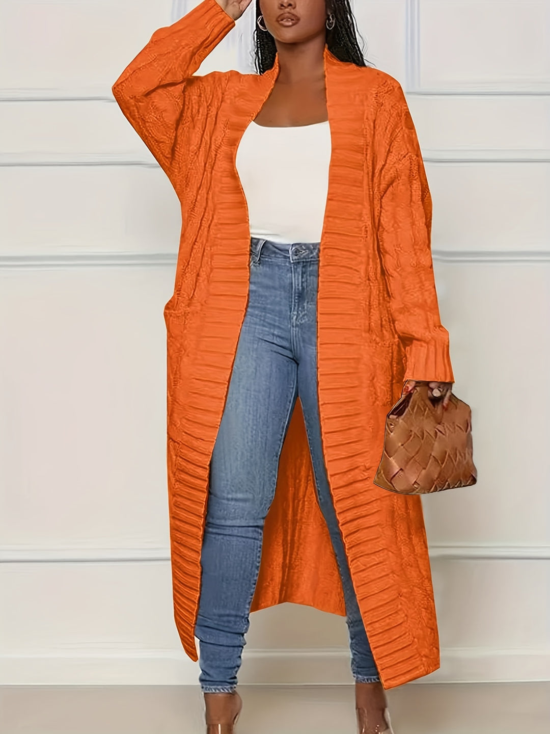 ANORA | MID-LENGTH KNIT CARDIGAN