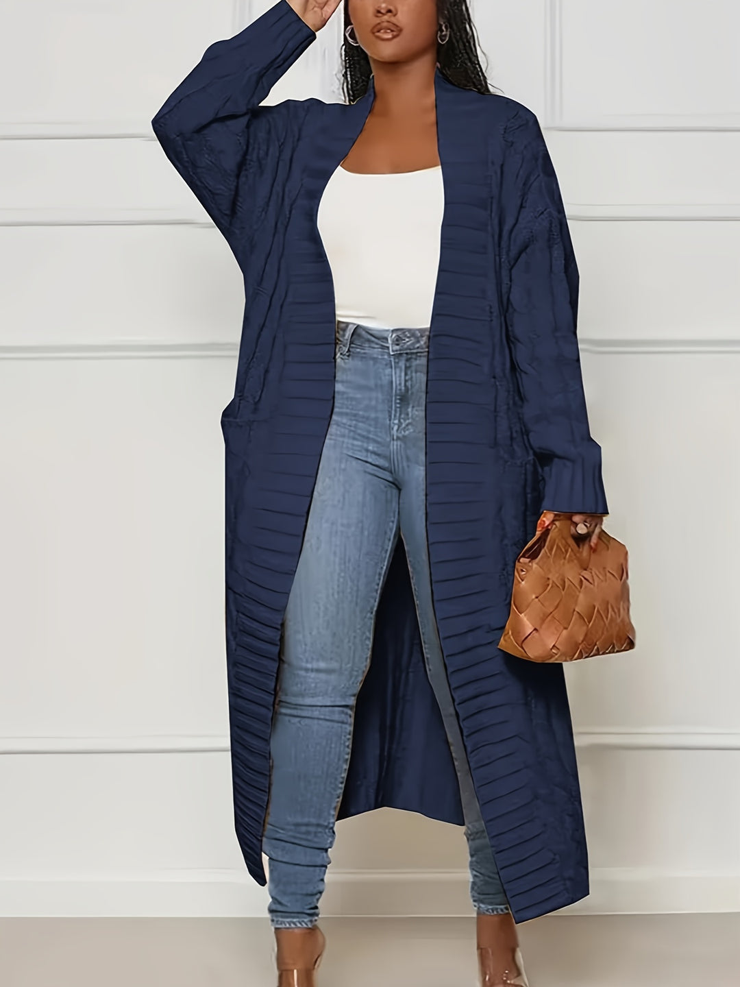 ANORA | MID-LENGTH KNIT CARDIGAN