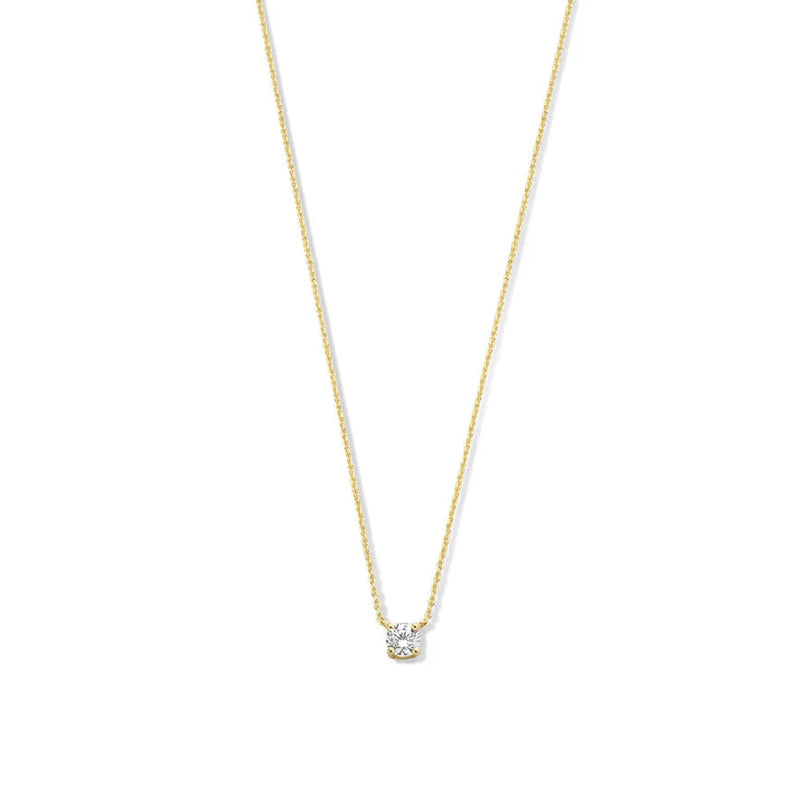 Ysavienna | Moissanite Stone Necklace 14k Gold