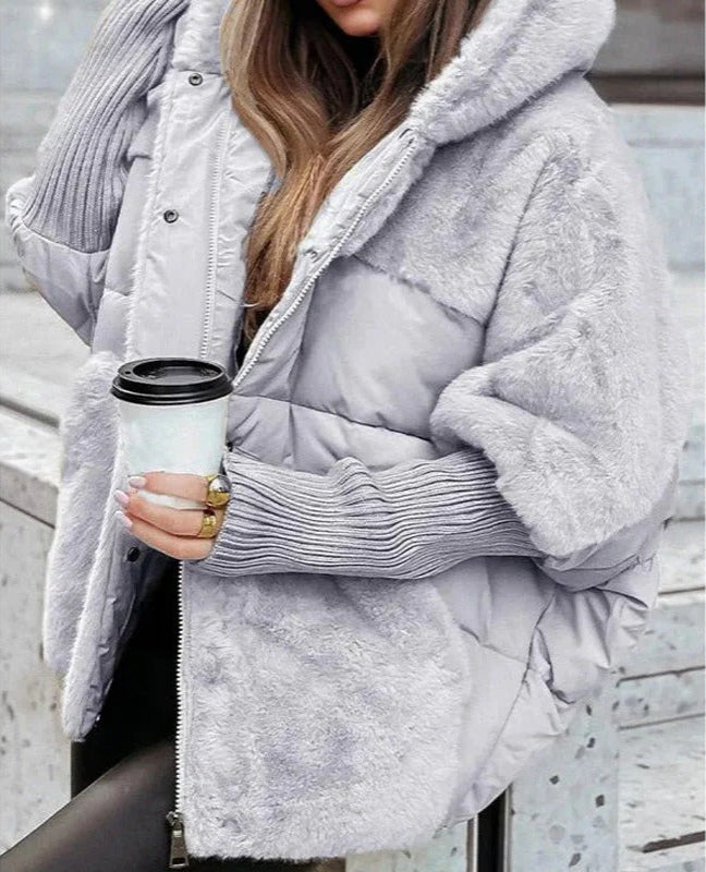 LENA | HOODED COZY JACKET