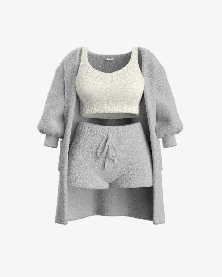 JULIE | BOUCLE KNIT PAJAMA SET